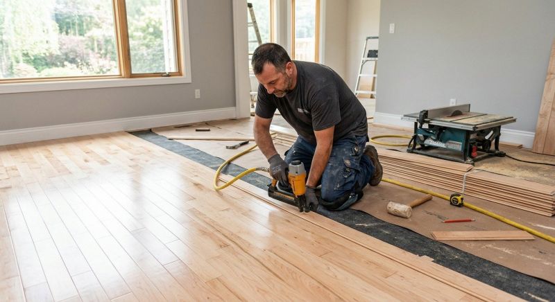 Maple Floor Cleaning